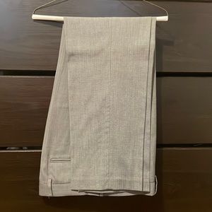 Mens Charcoal Grey Van Heiden Studio Wrinkle Free Dress Pants